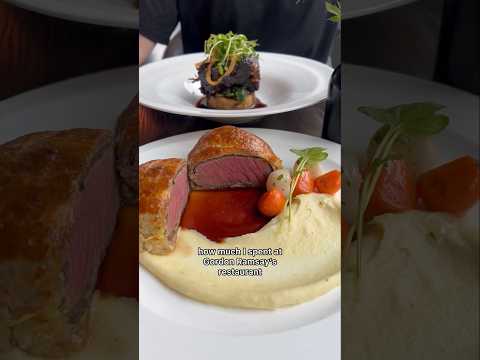 Is it worth it? $181 meal at Gordon Ramsay Hell’s Kitchen