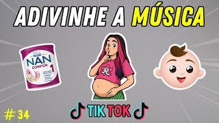 😱 ADIVINHE A MUSICA DO TIKTOK COM EMOJIS 🎼 COMPLETE A MÚSICA  #34 #zenquiz