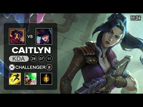 T1 Gumayusi Caitlyn ADC vs Viktor - KR Challenger - PreSeason 12 Patch 11.24