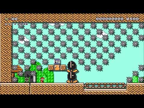 Examples of diagonal Trump Jumps (Super Mario Maker)