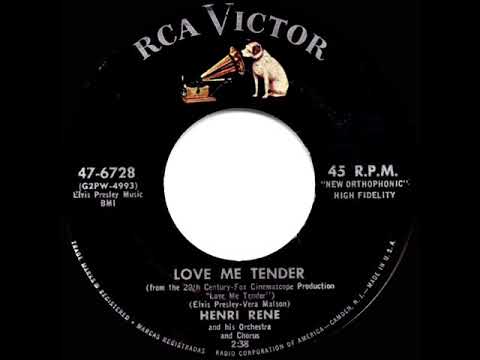 1956 HITS ARCHIVE: Love Me Tender - Henri Rene