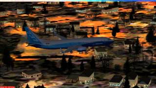 preview picture of video 'FSX - Pouso Noturno em Curitiba'