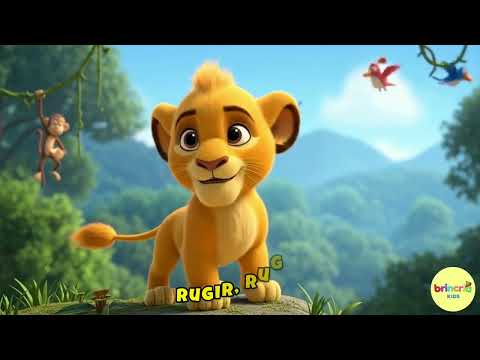 O Leão, Rei da Selva 🦁 Música Infantil sobre Coragem e Bondade | Canção para Crianças