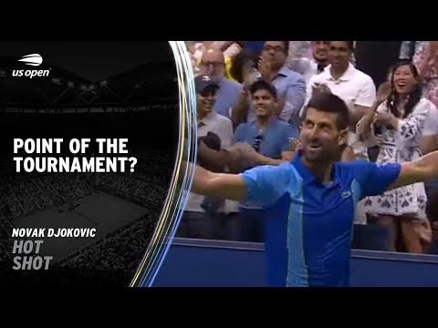 Novak Djokovic Wins Point of the Tournament in the Final! | 2023 US Open