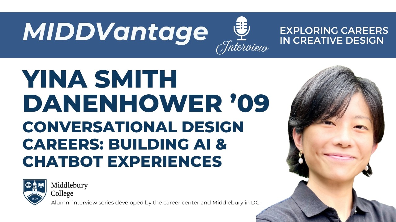 Conversational Design Careers: Building AI & Chatbot Experiences | MIDDVantage video thumbnail