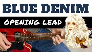 &quot;Blue Denim&quot; Stevie Nicks | Easy Guitar Lead