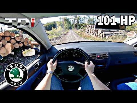 Skoda Fabia I 1.9 TDI 101 HP (2003) | POV Test Drive Onboard