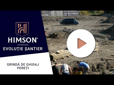 Himson | Apartamente noi Iași - Stadiu Lucrări - Grindă de ghidaj pereți