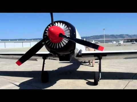 Yak 50's Taxi, Engine Shut Down, Walk Around, and Take Off