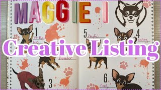 LIST WITH ME | CREATIVE LISTING JOURNAL | WHAT I LOVE ABOUT MAGGIE
