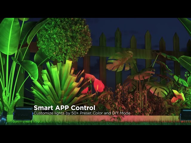 قوفي, H705B, مصابيح خارجية دائمة 15 متر