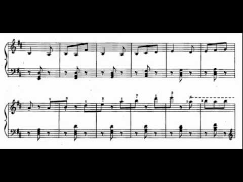 Tcherepnin Bagatelle op. 5 no. 3 (with score)