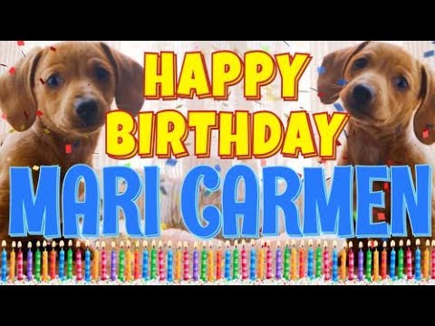 Happy Birthday Mari Carmen! ( Funny Talking Dogs ) What Is Free On My Birthday