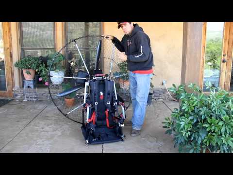 Paramotor Review: Blackhawk's NEW Kestrel Powered Paraglider Frame!