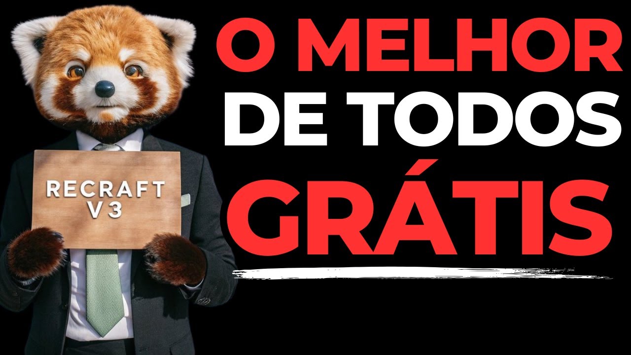 Fim do Mistério! O Gerador de Imagens mais Avançado de todos: Red Panda é o Novo Recraft V3