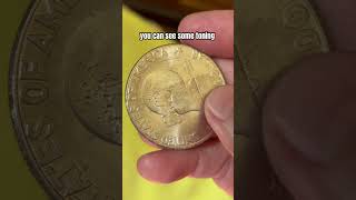 Evaluating Coin for PCGS Grading - 1976 Eisenhower Bicentennial MS70 Cleaned #coincollectinghobby