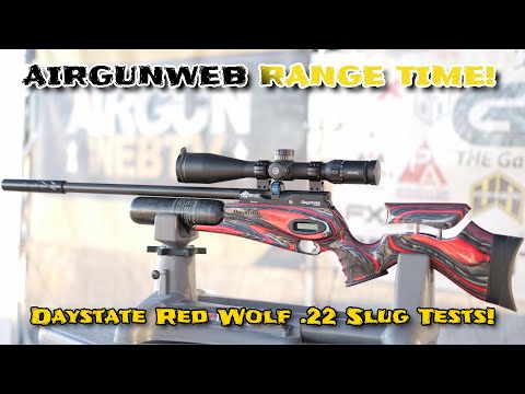 Testing AIRGUN SLUGS in my Daystate Red Wolf .22 - This should be fun!