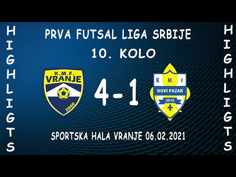 KMF Vranje - KMF Novi Pazar 4:1, highlights