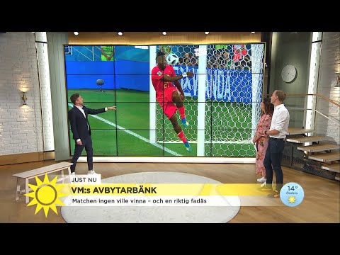 Träffade sig själv i huvudet - se VMs dråpligaste (?) händelse - Nyhetsmorgon (TV4)