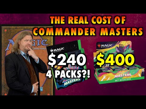 The Real Cost Of Commander Masters