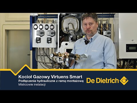 Kocioł gazowy Virtuens Smart - podłączenie hydrauliczne z ramą montażową | Mistrzowie Instalacji - zdjęcie