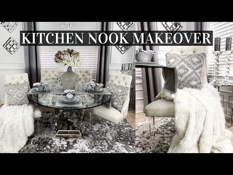 DIY Kitchen Nook Makeover | DIY Wall Decor | Before + After Transformation Video