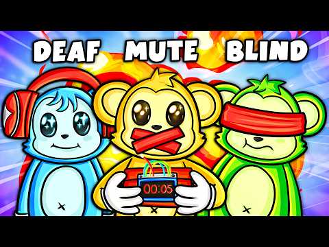 BLIND, DEAF, AND MUTE CHALLENGE! (Bombanana)