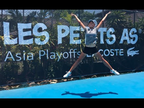 Lin Li Hsin (TPE) 2018  Les Petits As – Asia Playoffs Lacoste. Girls Winner