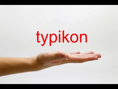 How to Pronounce typikon - American English