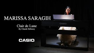 Video thumbnail for CELVIANO AP-S200 played by Marissa Saragih | Clair de Lune | CASIO by CASIO Music Indonesia