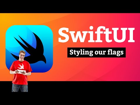 Styling our flags – Guess the Flag SwiftUI Tutorial 8/9 thumbnail