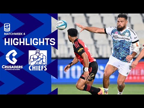 DHL Super Rugby Pacific R4 Highlights: Crusaders v Chiefs (2022)