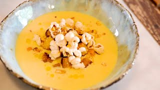 【ご馳走コーンスープ🌽】缶詰がレストランの味になる美味しい作り方！Crème de maïs /パリ５区レストランnarro