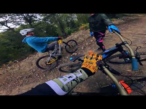 Greno Run Mtb - steel city - Specialized kenevo . Grenoside Sheffield - Steve peat back garden