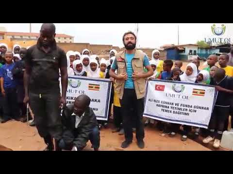 Afrika'nın yoksul halkına Umut oldunuz. Yardımlarınız için Teşekkür ederiz.