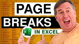 Excel Page Breaks and Printing Spreadsheets: Episode 1628