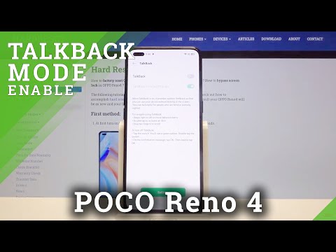 How to Activate TalkBack in OPPO Reno4 – Use TalkBack