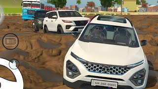 G-wagon Fortuner and Range rover rescue a Bus in mud from a river sunny weather truck #viral#truck 