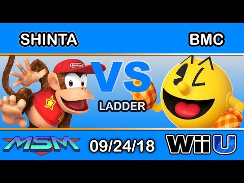 MSM 159 - Shinta (Diddy Kong, Robin) vs BMC (PacMan) Ladder - Smash 4