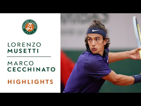Lorenzo Musetti vs Marco Cecchinato - Round 3 Highlights I Roland-Garros 2021