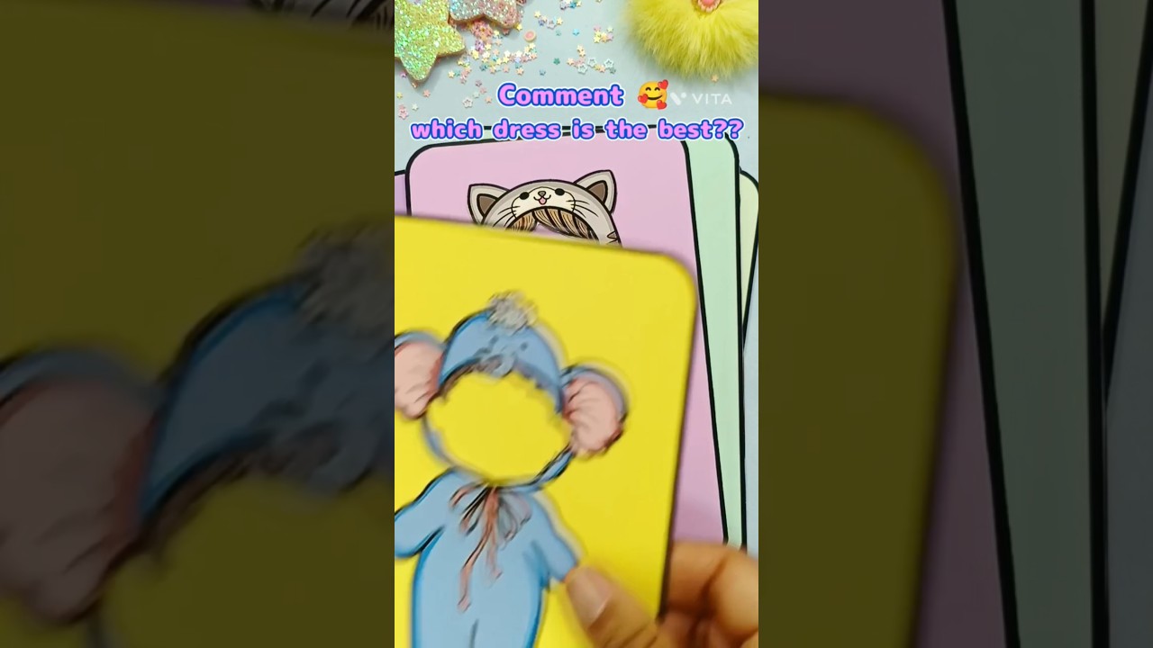 Cute Animal Costumes Printable Paper Doll Crafts #papercrafts #paperdiy #paperdoll