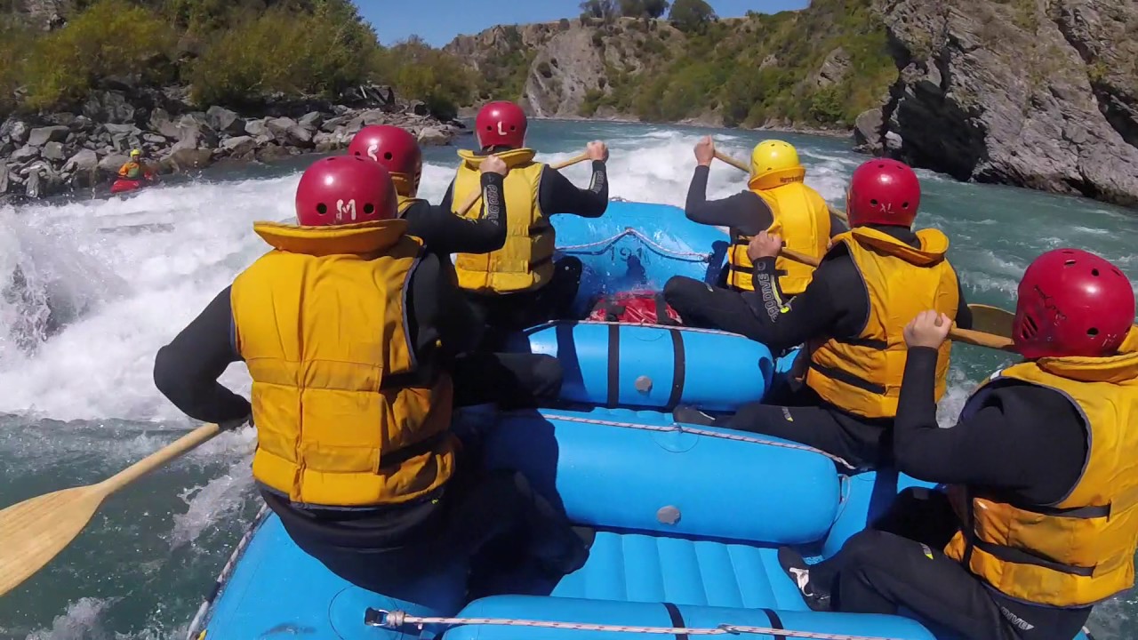 Navigate through the rapid flows of Kawarau River in a rafting adventure