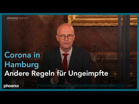 Peter Tschentscher zur aktuellen Corona-Lage in Hamburg am 16.11.21