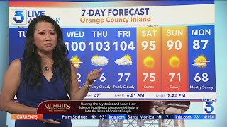 Peak heat arrives as SoCal faces triple-digit temps, increased fire danger