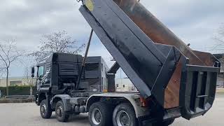 Camion-benne MAN TGA 41.430 / 8X8 / 2XBIG AXLE / FULL STEEL / DRUM BRAKES / MEILL | Image 4 - Autoline