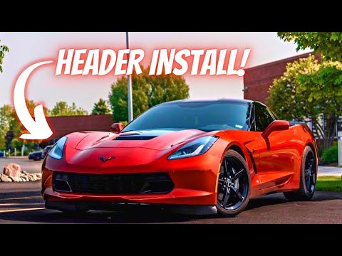 C7 Corvette Longtube Headers Install!!