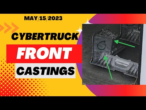Tesla Cybertruck Front Castings Spotted at Giga Texas
