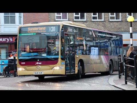 Loud Diff & Fantastic beast: Go North East 5328 (BJ10VUN) Mercedes Citaro/O530