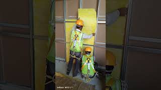 Download lagu Glasswool insulation in gypsum wall #design #house mp3