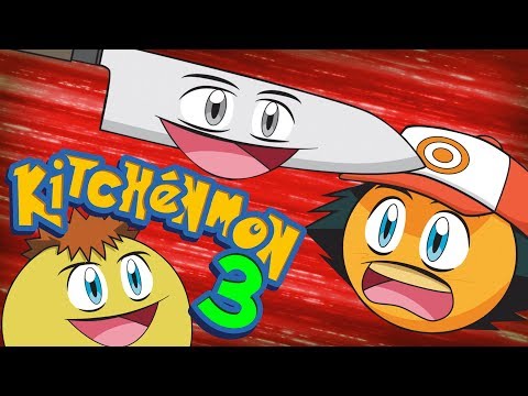 迷惑なオレンジ～キッチンモン＃３～ワザワザビ! (Annoying Orange - Kitchenmon #3 - WAZZZZABI!!!!)